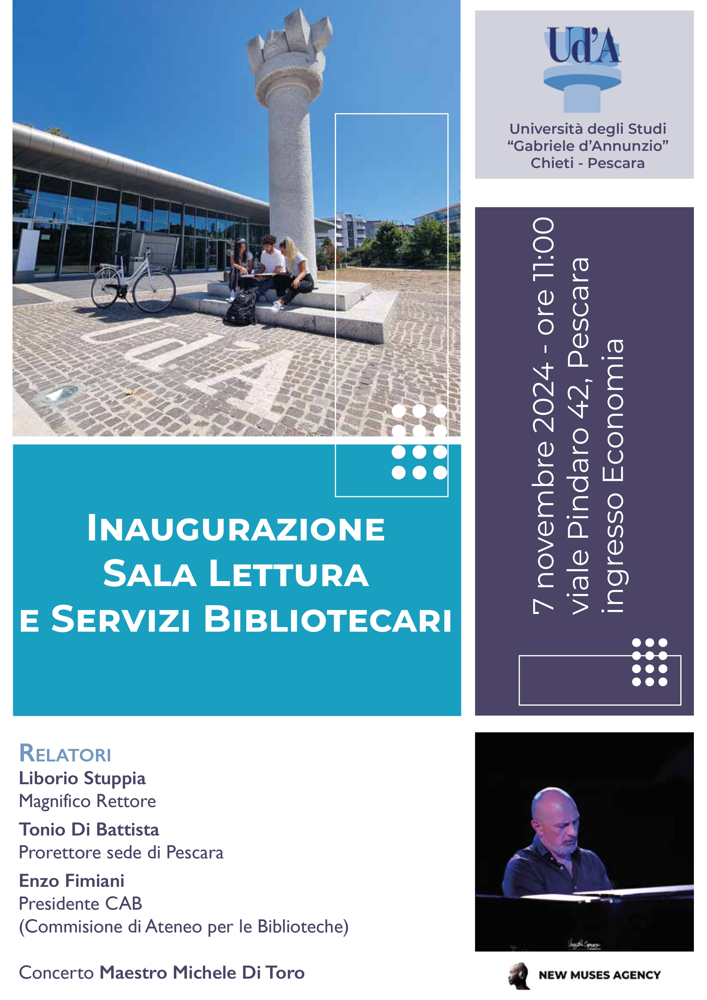 Inaugurazione Biblioteca Polo Pescara