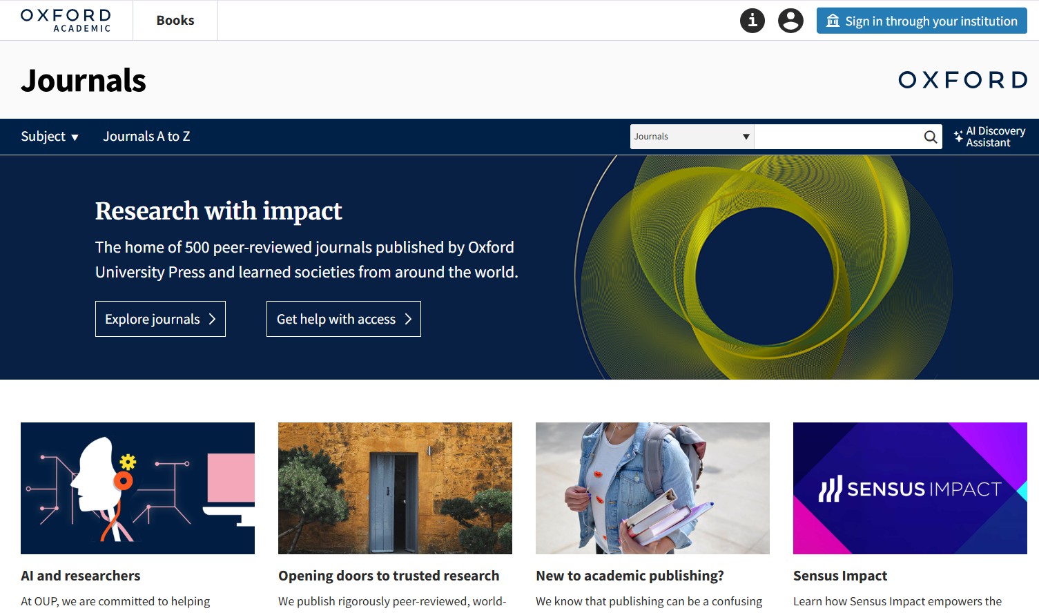 Nuovo contratto trasformativo con l'editore Oxford University Press (OUP)